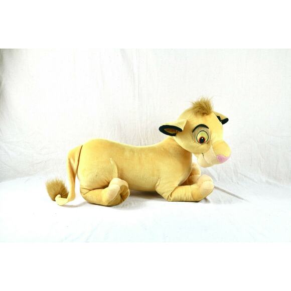 Vintage Hasbro 2002 Simba Lion King Plush 20" Disney Jumbo Large Stuffed Toy
